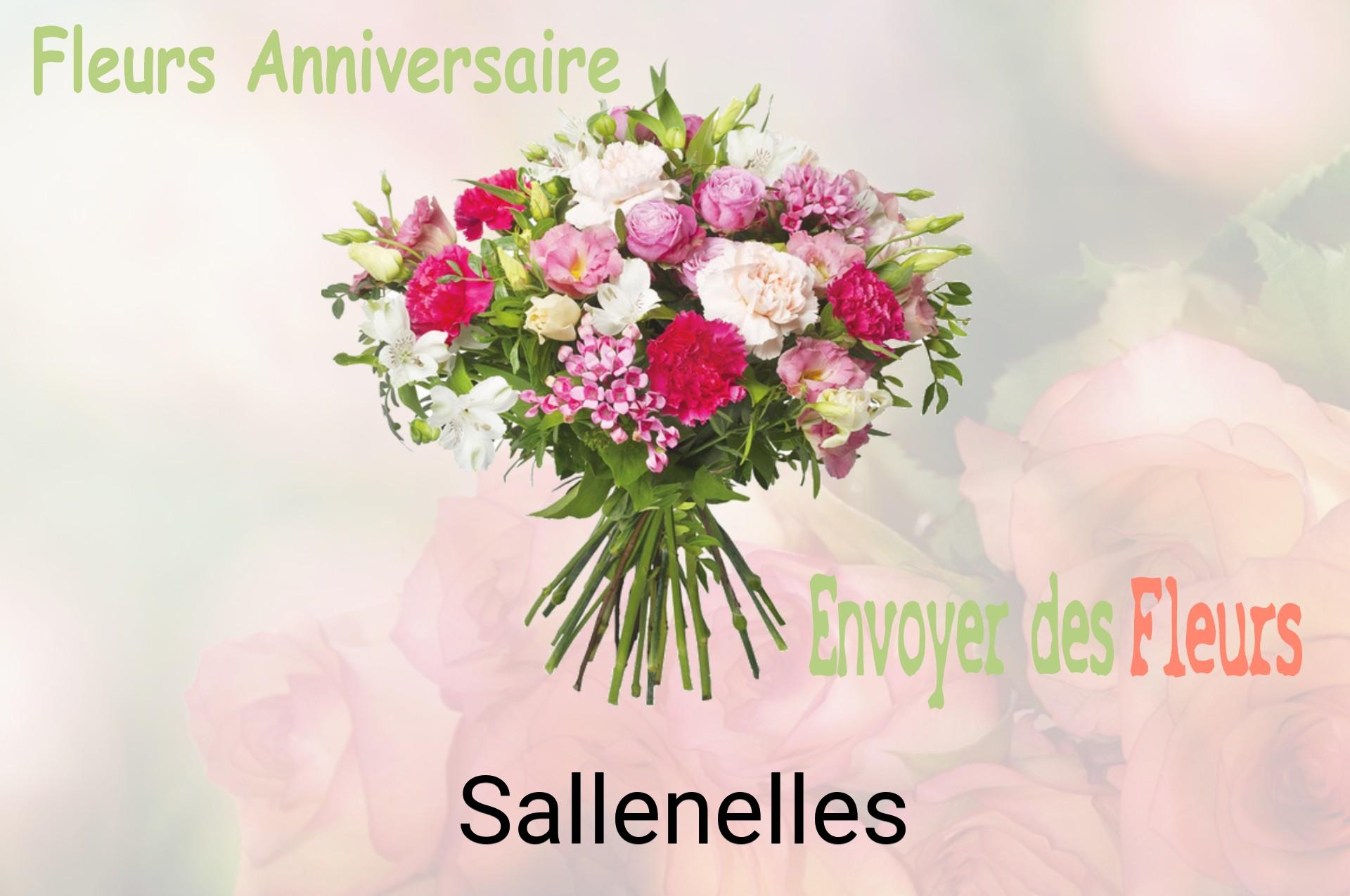 Bouquet de fleurs d’anniversaire livré à Sallenelles